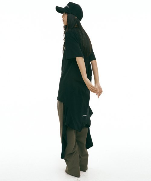 HYII（ハイトゥ）の「ツーウェイハイブリッドTシャツ[ブラック]（Tシャツ/カットソー・メンズ・その他・LARGE/MEDIUM/SMALL）」の4枚目の写真