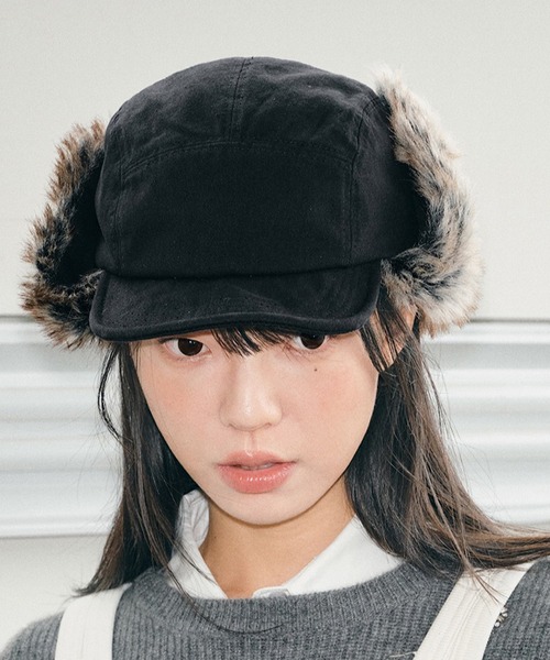 セール】フェイクファーフライトキャップ（キャップ）｜ROGER AND RAW