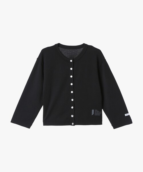 agnes b.(アニエスベー)の「K agnes b.×HH LIFA Merino Cardigan Pressions(カーディガン/ボレロ・キッズ・ブラック・LARGE/X-SMALL/SMALL/X-LARGE/MEDIUM)」の1枚目の写真