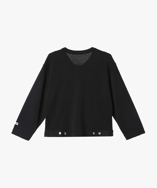 agnes b.(アニエスベー)の「K agnes b.×HH LIFA Merino Cardigan Pressions(カーディガン/ボレロ・キッズ・ブラック・LARGE/X-SMALL/SMALL/X-LARGE/MEDIUM)」の2枚目の写真