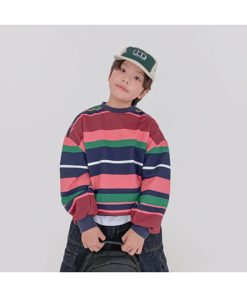 BERRYCLOSET(ベリークローゼット)の「ロリポップ スウェット(スウェット・レディース・ネイビー/ブルーグリーン・5号/11号/13号/17号/19号/7号/15号/09号)」の2枚目の写真