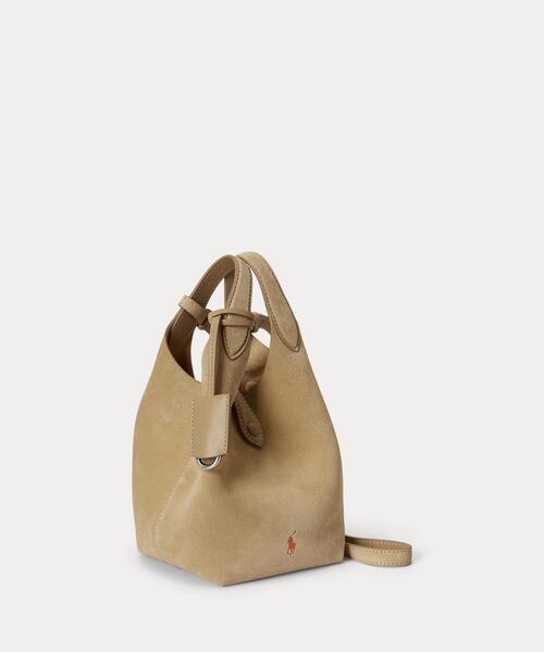Polo Play スエード スモール トート & クロスボディ（トートバッグ