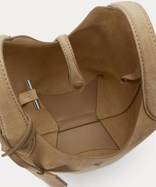 POLO RALPH LAUREN（ポロ ラルフ ローレン）の「Polo Play スエード スモール トート & クロスボディ（トートバッグ・レディース・ナチュラル・ONE）」の7枚目の写真