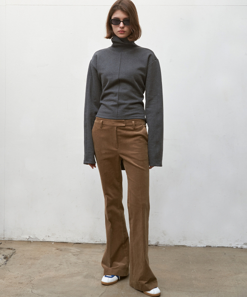 SIGREAT(シグレート)の「Corduroy bootcut pants_beige(その他パンツ・レディース・ベージュ・SMALL)」の1枚目の写真