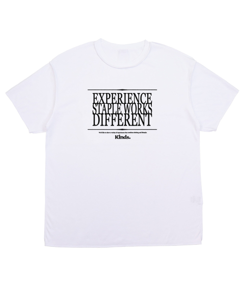 KINDS(カインズ)の「20 count premium single 3-line logo short sleeve t-shirt (Charcoal)(Tシャツ/カットソー・レディース・その他・MEDIUM/LARGE)」の5枚目の写真