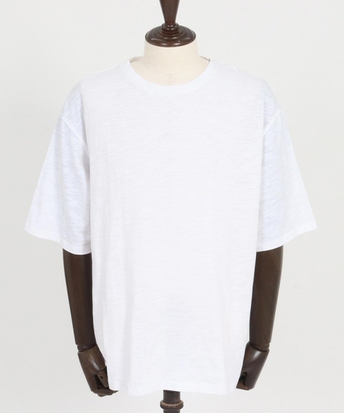 CAMBIO(カンビオ)の「mt10147- ベーシックスラブTシャツ(CMB-R0204)(Tシャツ/カットソー・メンズ・ブラック/ホワイト/チャコール/ネイビー・S/M/L)」の21枚目の写真