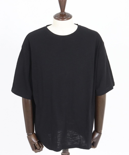 CAMBIO(カンビオ)の「mt10147- ベーシックスラブTシャツ(CMB-R0204)(Tシャツ/カットソー・メンズ・ブラック/ホワイト/チャコール/ネイビー・S/M/L)」の22枚目の写真