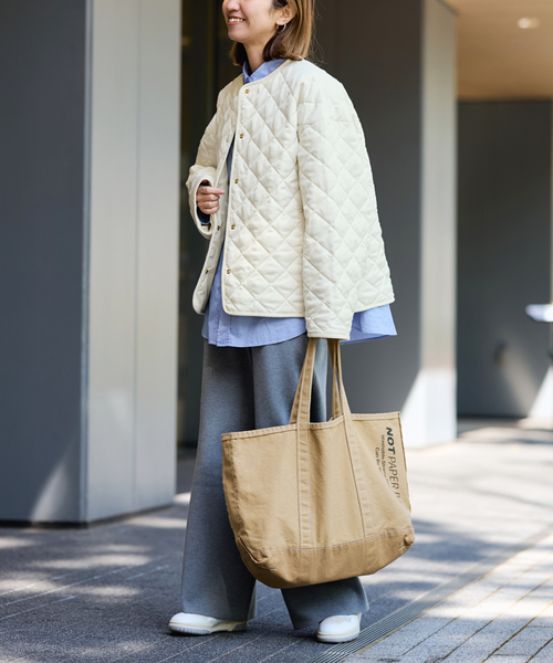 FRAMeWORK（フレームワーク）の「2WAYキルティングショートブルゾン（その他アウター・レディース・アイボリー/ブラック・38/36）」の17枚目の写真