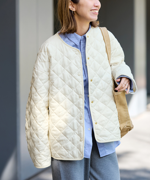 FRAMeWORK（フレームワーク）の「2WAYキルティングショートブルゾン（その他アウター・レディース・アイボリー/ブラック・38/36）」の19枚目の写真