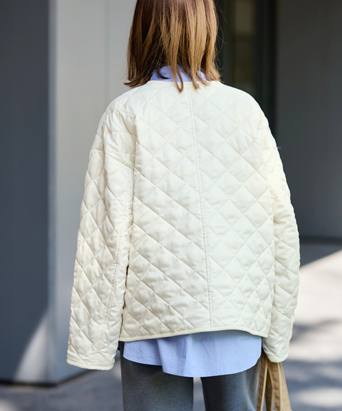 FRAMeWORK（フレームワーク）の「2WAYキルティングショートブルゾン（その他アウター・レディース・アイボリー/ブラック・38/36）」の22枚目の写真