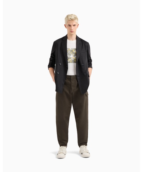 ARMANI EXCHANGE（アルマーニエクスチェンジ）の「【A|X アルマーニ エクスチェンジ】ストレッチコットン カーゴパンツ（カーゴパンツ・メンズ・ダークカーキ・28inch/30inch/32inch/34inch）」の3枚目の写真