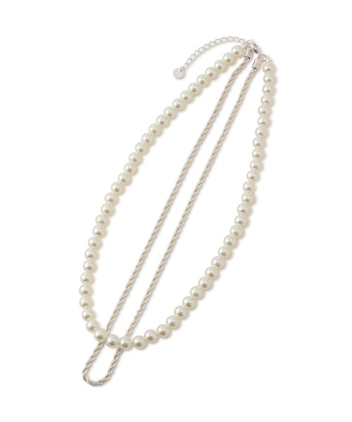 VIS（ビス）の「パール×チェーンネックレス（ネックレス・レディース・シルバー/ゴールド・FREE）」の10枚目の写真