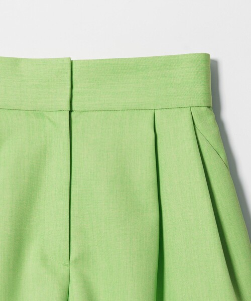 EMMEL REFINES（エメルリファインズ）の「＜EMMEL REFINES＞EM 2タック コクーン ショートパンツ（スラックス・レディース・ブラック/ライム・S/M）」の13枚目の写真