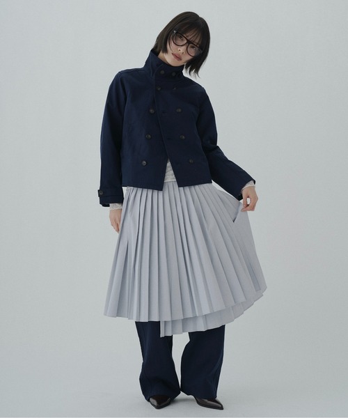 FEKETE（フェケテ）の「high-neck jacket / スタンドネックジャケット（その他アウター・レディース・ミント/ネイビー・LARGE/MEDIUM/SMALL）」の10枚目の写真