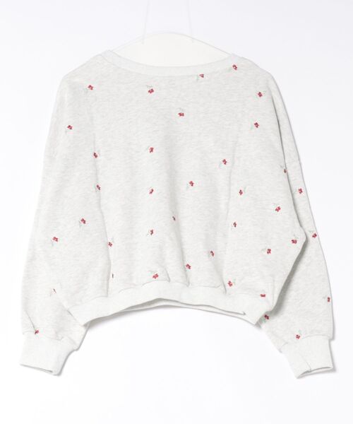 flower（フラワー）の「トゥインクルエンブロイダリースウェット（スウェット・レディース・イエロー/アイボリー・FREE）」の11枚目の写真