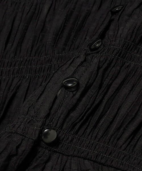 Ray BEAMS（レイビームス）の「シャーリング ペプラム  ブラウス（シャツ/ブラウス・レディース・サックスブルー/ブラック/ホワイト・ONE SIZE）」の22枚目の写真