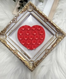 almo（アルモ）の「【Bls】【ZA】【Bling Leads】マルチ ハート型 吸盤シート モバイルグッズ(BL)（スマホグッズ）」