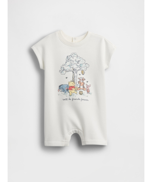 くまのプーさん ヴィンテージソフト ショートオール (ベビー