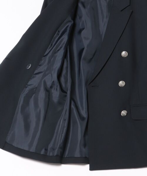 one way（ワンウェイ）の「ダブルブレストジャケット（テーラードジャケット・レディース・ネイビー/ブラック/ブラック系その他・FREE）」の5枚目の写真