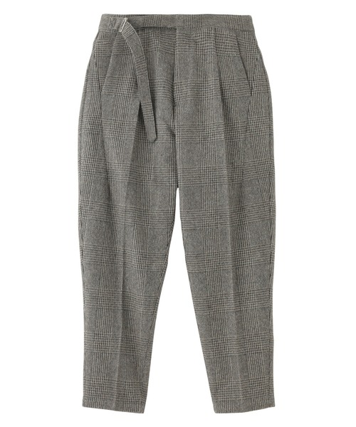 WHITE MOUNTAINEERING(ホワイトマウンテニアリング)の「WHITE MOUNTAINEERING GLEN CHECK 1 TUCK PANTS WM2473411(その他パンツ・メンズ・チャコールグレー・M)」の1枚目の写真