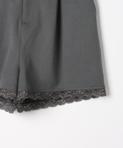 Heather（ヘザー）の「ドッキングレースショートパンツ　652148（その他パンツ・レディース・ブラック/グレー/ベージュ・FREE）」の8枚目の写真