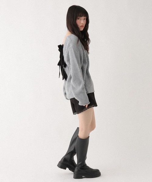 Heather（ヘザー）の「ドッキングレースショートパンツ　652148（その他パンツ・レディース・ブラック/グレー/ベージュ・FREE）」の15枚目の写真