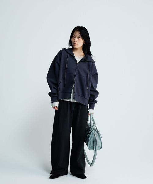 JEANASIS(ジーナシス)の「5ポケットスウェットコクーンパンツ/650280(スウェットパンツ・レディース・ブラック/杢グレー/グレー系その他/ピンク・FREE/SMALL)」の16枚目の写真