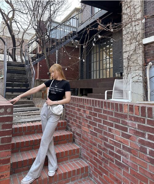NCOVER（エヌカバー）の「ラブレースクロップ半袖Tシャツブラック（Tシャツ/カットソー・レディース・その他・FREE）」の8枚目の写真