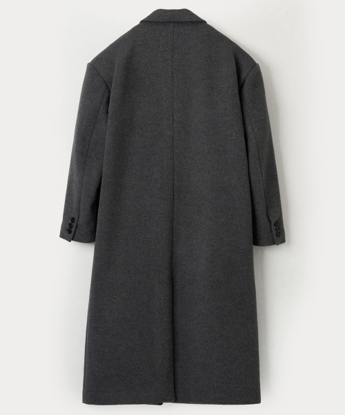 ANYTIME LOREAK(エニタイムロレーク)の「MOSS OVERFIT SINGLE COAT - CHARCOAL(チェスターコート・メンズ・その他・M/L)」の3枚目の写真