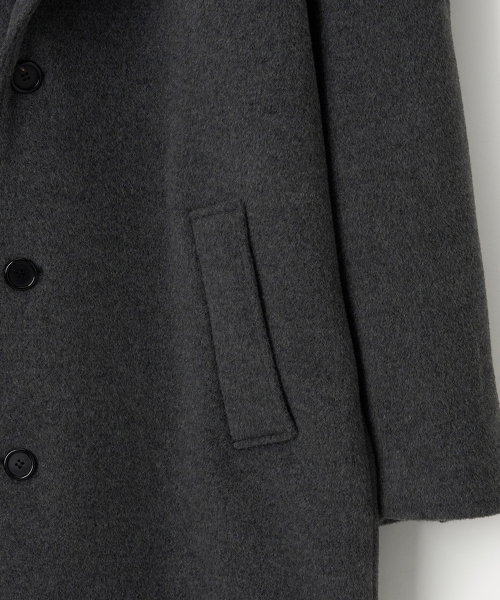 ANYTIME LOREAK(エニタイムロレーク)の「MOSS OVERFIT SINGLE COAT - CHARCOAL(チェスターコート・メンズ・その他・M/L)」の5枚目の写真