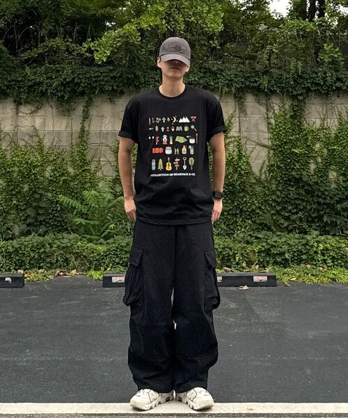 WORKS & CO.(ワークス アンド コー)の「キャンピングコレクション 半袖Tシャツ (ブラック)(Tシャツ/カットソー・レディース・その他・M/L/2XL/XL)」の4枚目の写真