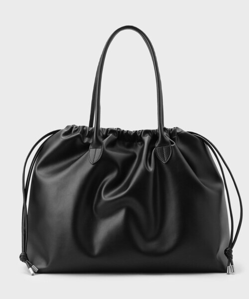 tk.TAKEO KIKUCHI(ティーケータケオキクチ)の「ドロスト2WAYトートバッグ(トートバッグ・メンズ・ブラック系/ブラック・00)」の6枚目の写真