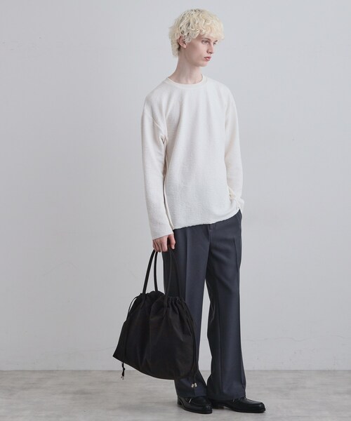 tk.TAKEO KIKUCHI(ティーケータケオキクチ)の「ドロスト2WAYトートバッグ(トートバッグ・メンズ・ブラック系/ブラック・00)」の19枚目の写真