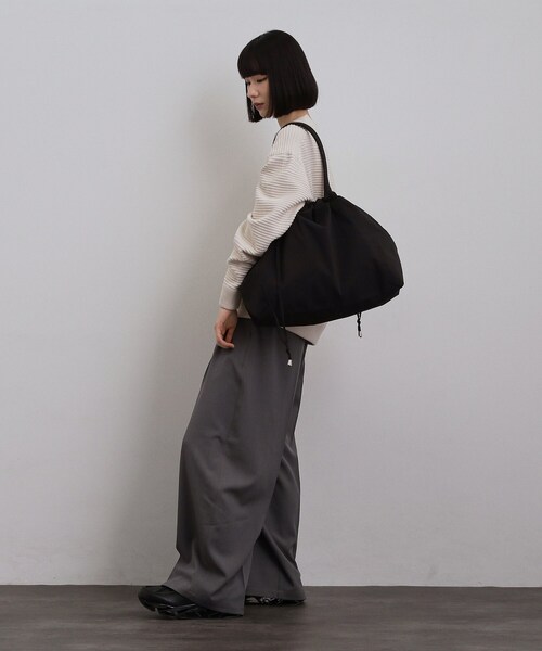 tk.TAKEO KIKUCHI(ティーケータケオキクチ)の「ドロスト2WAYトートバッグ(トートバッグ・メンズ・ブラック系/ブラック・00)」の21枚目の写真