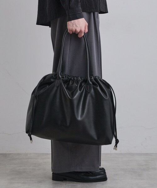 tk.TAKEO KIKUCHI(ティーケータケオキクチ)の「ドロスト2WAYトートバッグ(トートバッグ・メンズ・ブラック系/ブラック・00)」の22枚目の写真