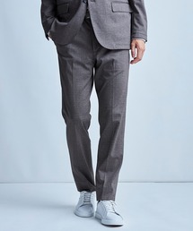 UNION STATION | 【セットアップ対応】プリントポンチスリムイージースラックス＜ストレッチ・ハンドウォッシャブル・接触冷感＞(スラックス)