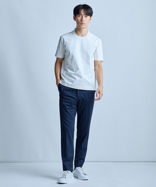 UNION STATION（ユニオンステーション）の「【セットアップ対応】プリントポンチスリムイージースラックス＜ストレッチ・ハンドウォッシャブル・接触冷感＞（スラックス・メンズ・チャコールグレー/ベージュ/ネイビー・S/M/L/LL）」の22枚目の写真