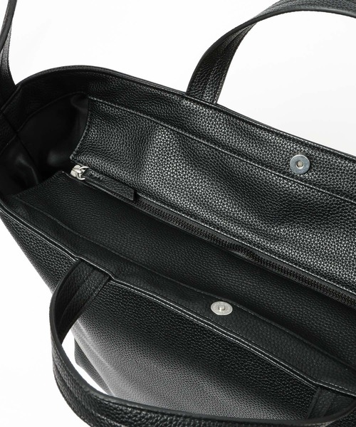 GLOBAL WORK（グローバルワーク）の「PU2WAYショルダートート/646369（ショルダーバッグ・メンズ・ダークブラウン/ブラック・FREE）」の16枚目の写真