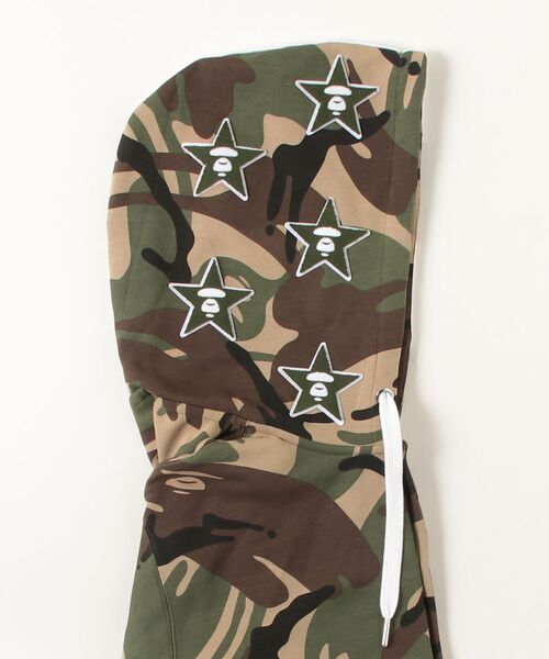 AAPE BY A BATHING APE（エーエイプバイアベイシングエイプ）の「AAPE BUTTON HOODIE(camouflage)（パーカー・メンズ・グリーン系その他2・MEDIUM/SMALL/X-LARGE/LARGE）」の8枚目の写真