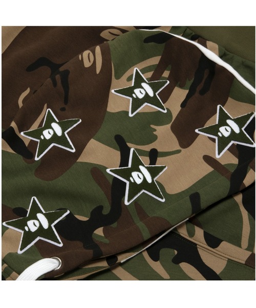 AAPE BY A BATHING APE（エーエイプバイアベイシングエイプ）の「AAPE BUTTON HOODIE(camouflage)（パーカー・メンズ・グリーン系その他2・MEDIUM/SMALL/X-LARGE/LARGE）」の4枚目の写真