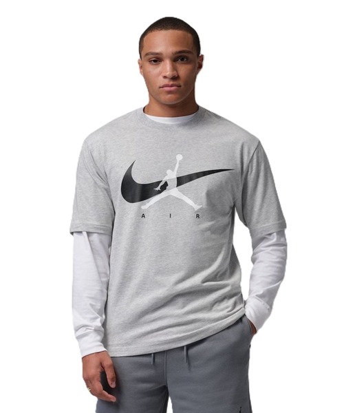 JORDAN BRAND(ジョーダンブランド)の「ジョーダン Jordan ジョーダン BRK JM GFX S/S クルー(Tシャツ/カットソー・メンズ・グレー・SS/S/M/L/XL/2XL/3XL)」の1枚目の写真