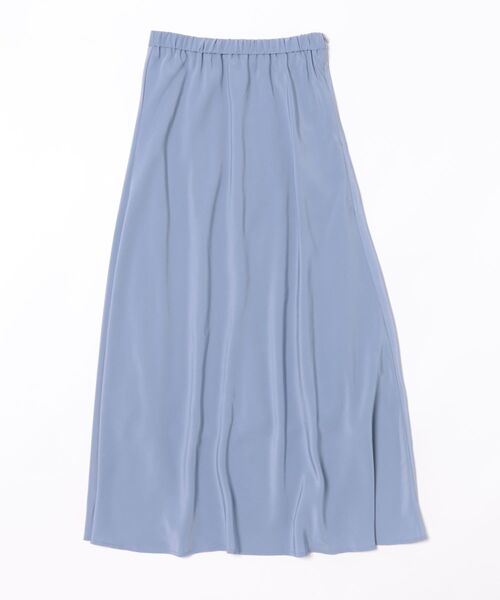 Doux archives（ドゥアルシーヴ）の「マットサテンナロースカート（スカート・レディース・グレイッシュベージュ/ブラック/ブルー・MEDIUM/SMALL）」の3枚目の写真