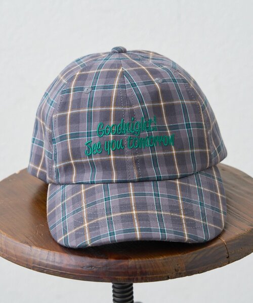 CIAOPANIC TYPY（チャオパニックティピー）の「【UNISEX】チェック柄ロゴキャップ（ハット・メンズ・ブラック/グレー/ベージュ・ONE SIZE）」の16枚目の写真