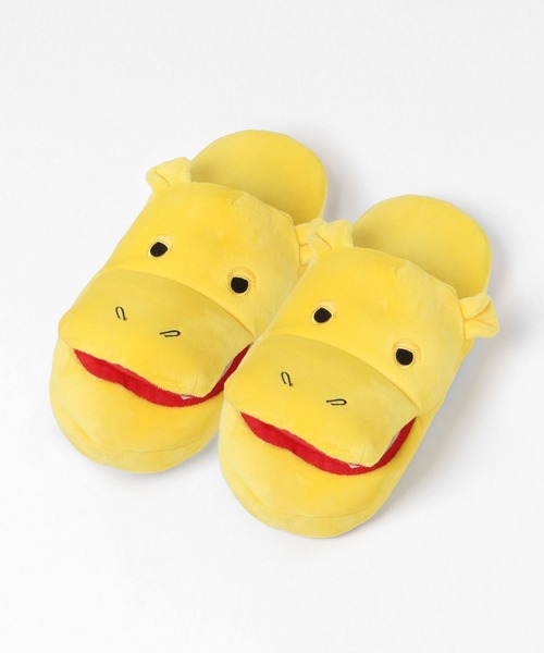niko and...（ニコアンド）の「【ZOO ZOO ZOO FUUU!!】パカパカスリッパ（ルームシューズ/スリッパ・レディース・ブルー/グリーン/イエロー・0）」の6枚目の写真