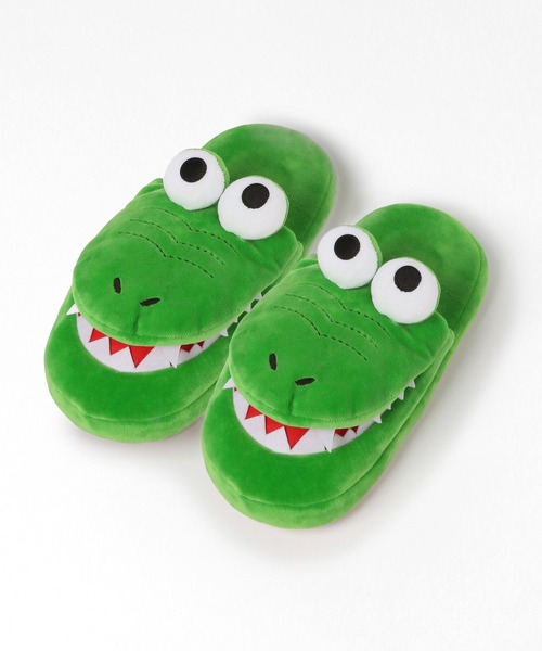 niko and...（ニコアンド）の「【ZOO ZOO ZOO FUUU!!】パカパカスリッパ（ルームシューズ/スリッパ・レディース・ブルー/グリーン/イエロー・0）」の7枚目の写真