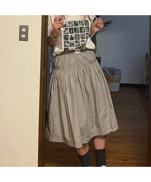 Flugge(フラッジー)の「ワンポイントフレアスカート(スカート・レディース・ブルー・FREE)」の6枚目の写真