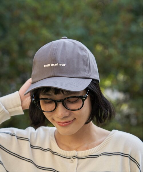 LBC（エルビーシー）の「ツイルロゴ刺繍キャップ（キャップ・レディース・ブラック/ブラウン/チャコール/ベージュ・FREE）」の3枚目の写真