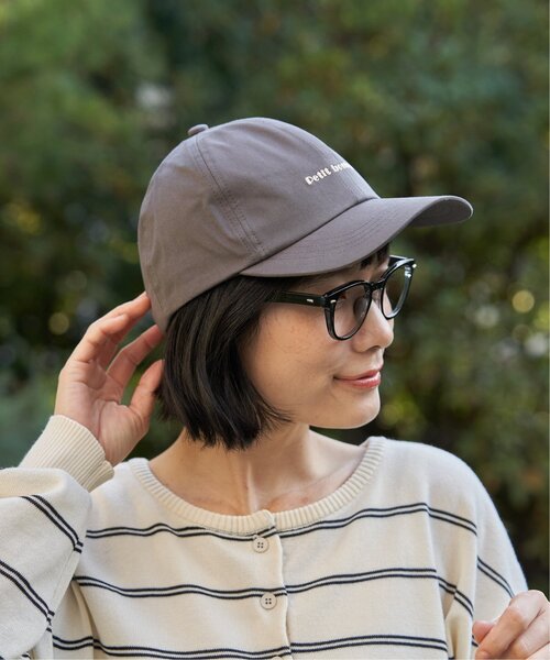 LBC（エルビーシー）の「ツイルロゴ刺繍キャップ（キャップ・レディース・ブラック/ブラウン/チャコール/ベージュ・FREE）」の8枚目の写真
