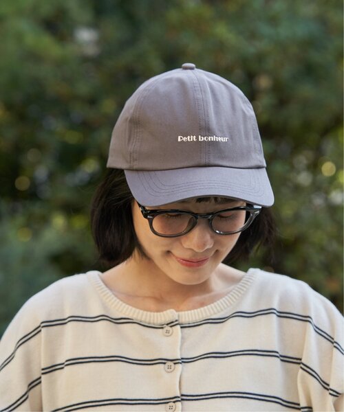 LBC（エルビーシー）の「ツイルロゴ刺繍キャップ（キャップ・レディース・ブラック/ブラウン/チャコール/ベージュ・FREE）」の9枚目の写真