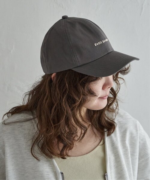 LBC（エルビーシー）の「ツイルロゴ刺繍キャップ（キャップ・レディース・ブラック/ブラウン/チャコール/ベージュ・FREE）」の10枚目の写真